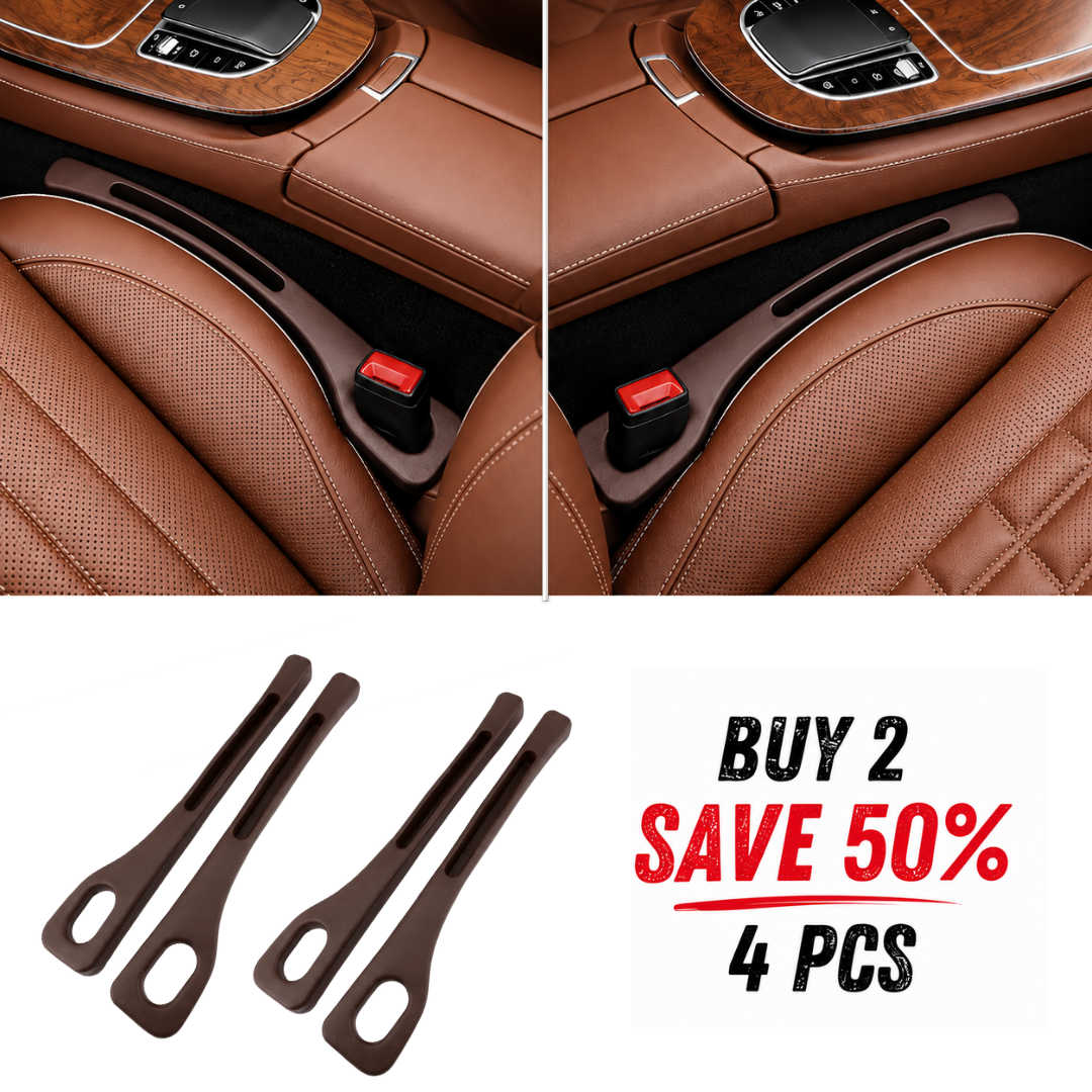 🔥 Today Only 50% OFF 🚗 Car Seat Gap Filler with Storage Slot – Custom Logo Edition